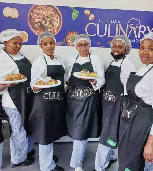 Culinary school students